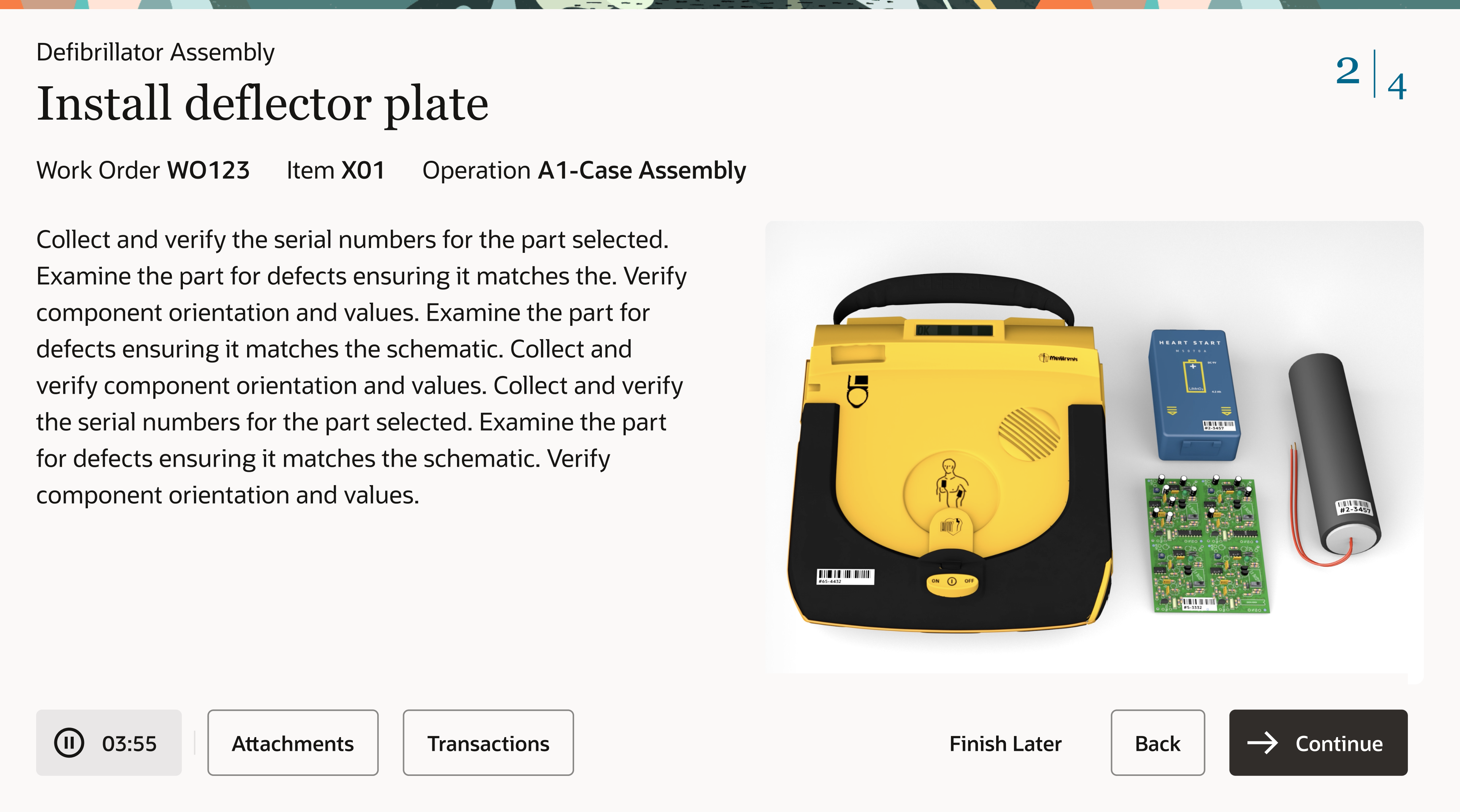 New kiosk-scale interface for Production Operators